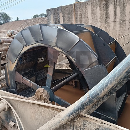 轮斗洗砂机